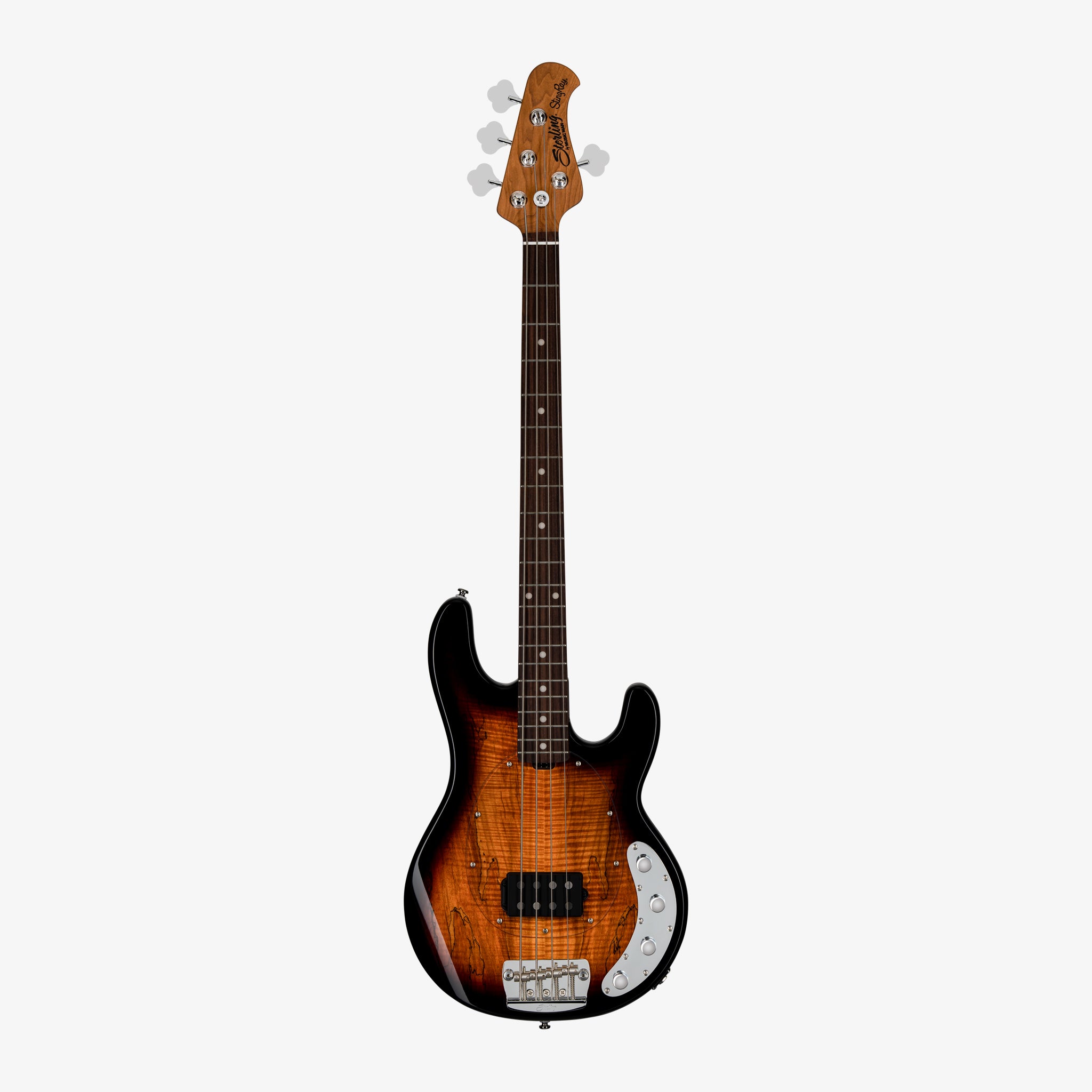 Sterling by Musicman RAY34QM ローステッドメイプル エレキベース】-Sterling by MUSICMAN-ローステッドメイプルを採用した