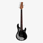 Silver Burst Stingray 5 bass, front view
