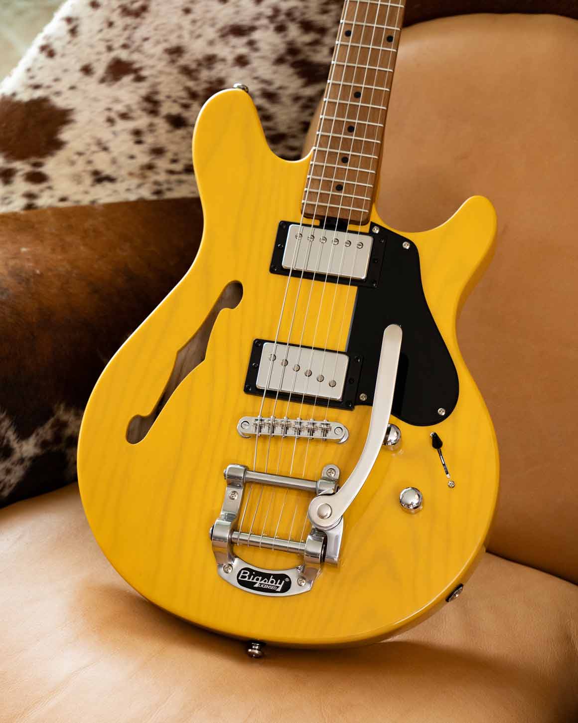 Valentine Chambered Bigsby JV60CB | Guitars | Sterling by Music Man